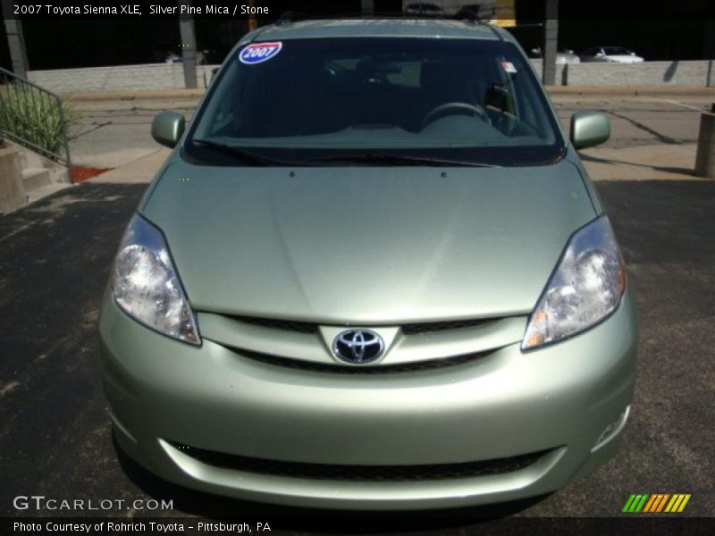 Silver Pine Mica / Stone 2007 Toyota Sienna XLE