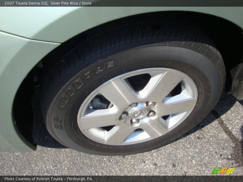 Silver Pine Mica / Stone 2007 Toyota Sienna XLE