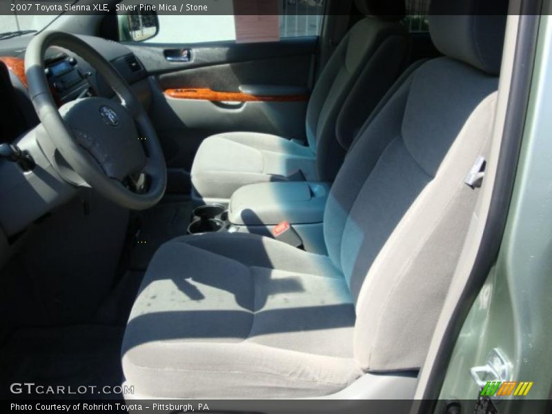 Silver Pine Mica / Stone 2007 Toyota Sienna XLE