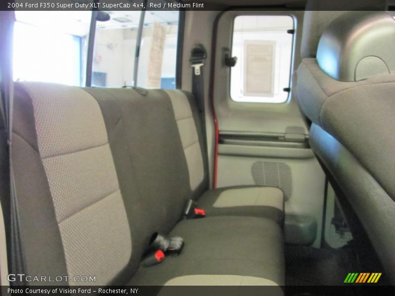 Red / Medium Flint 2004 Ford F350 Super Duty XLT SuperCab 4x4