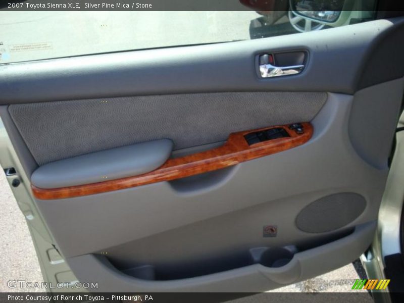 Silver Pine Mica / Stone 2007 Toyota Sienna XLE