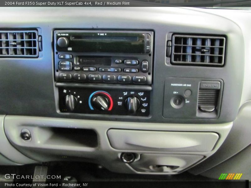 Red / Medium Flint 2004 Ford F350 Super Duty XLT SuperCab 4x4