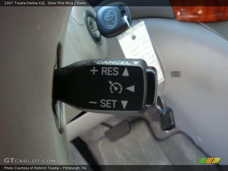 Silver Pine Mica / Stone 2007 Toyota Sienna XLE