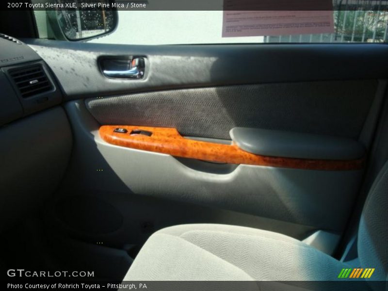 Silver Pine Mica / Stone 2007 Toyota Sienna XLE
