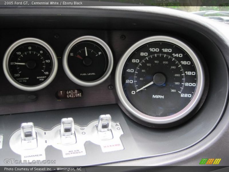 Centennial White / Ebony Black 2005 Ford GT