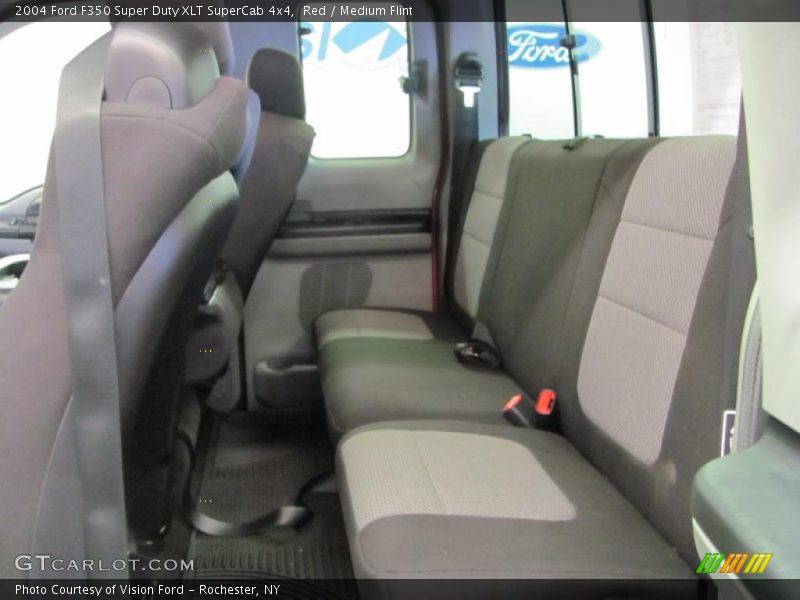 Red / Medium Flint 2004 Ford F350 Super Duty XLT SuperCab 4x4