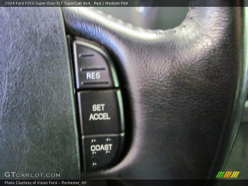 Red / Medium Flint 2004 Ford F350 Super Duty XLT SuperCab 4x4