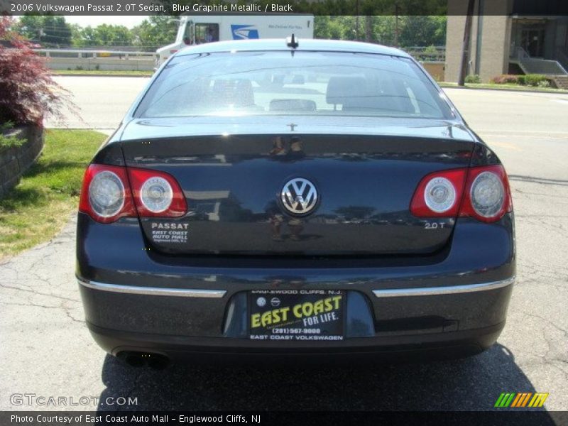 Blue Graphite Metallic / Black 2006 Volkswagen Passat 2.0T Sedan
