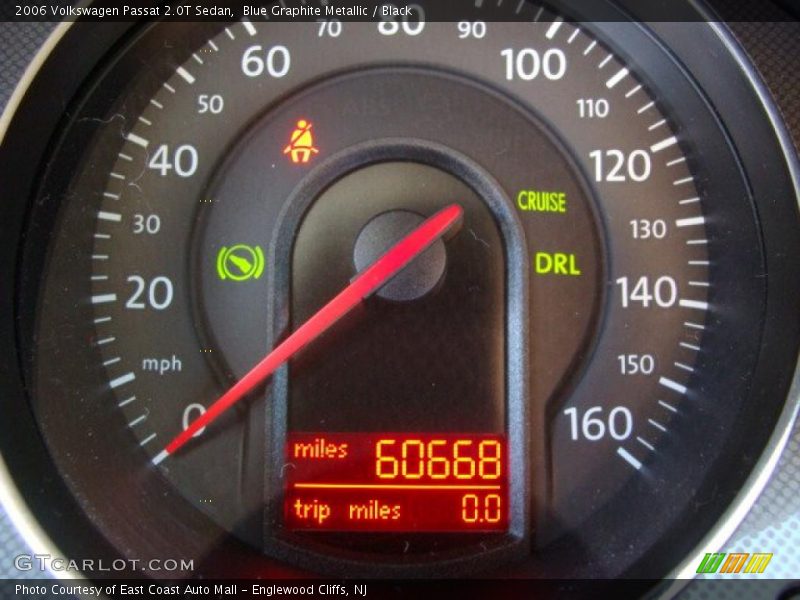 Blue Graphite Metallic / Black 2006 Volkswagen Passat 2.0T Sedan