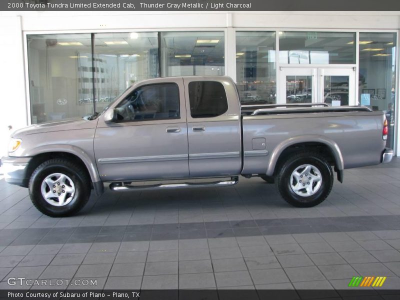 Thunder Gray Metallic / Light Charcoal 2000 Toyota Tundra Limited Extended Cab