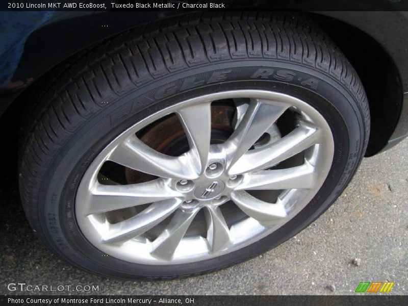 Tuxedo Black Metallic / Charcoal Black 2010 Lincoln MKT AWD EcoBoost