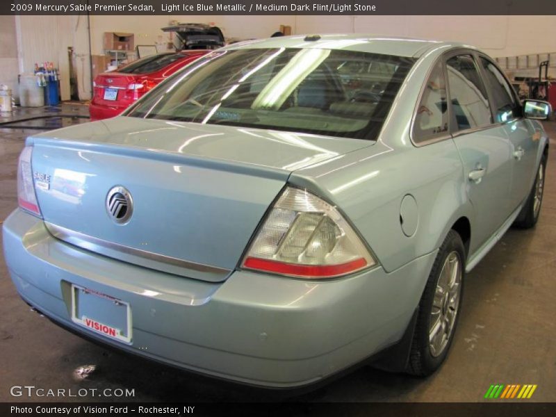 Light Ice Blue Metallic / Medium Dark Flint/Light Stone 2009 Mercury Sable Premier Sedan