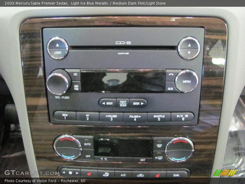 Light Ice Blue Metallic / Medium Dark Flint/Light Stone 2009 Mercury Sable Premier Sedan