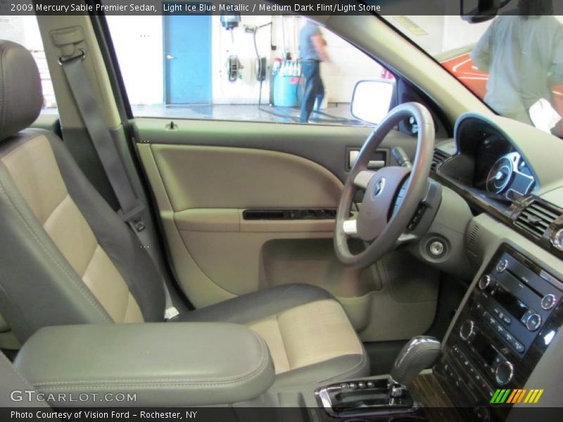 Light Ice Blue Metallic / Medium Dark Flint/Light Stone 2009 Mercury Sable Premier Sedan