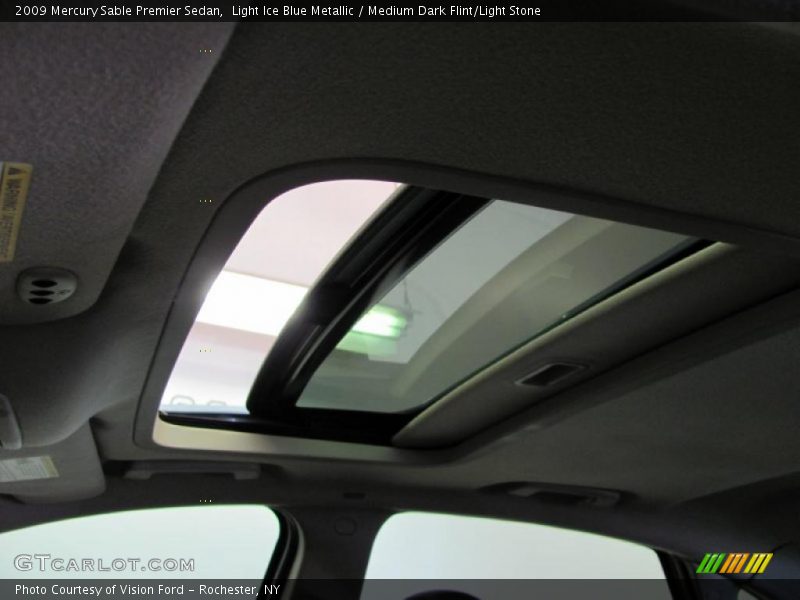Light Ice Blue Metallic / Medium Dark Flint/Light Stone 2009 Mercury Sable Premier Sedan