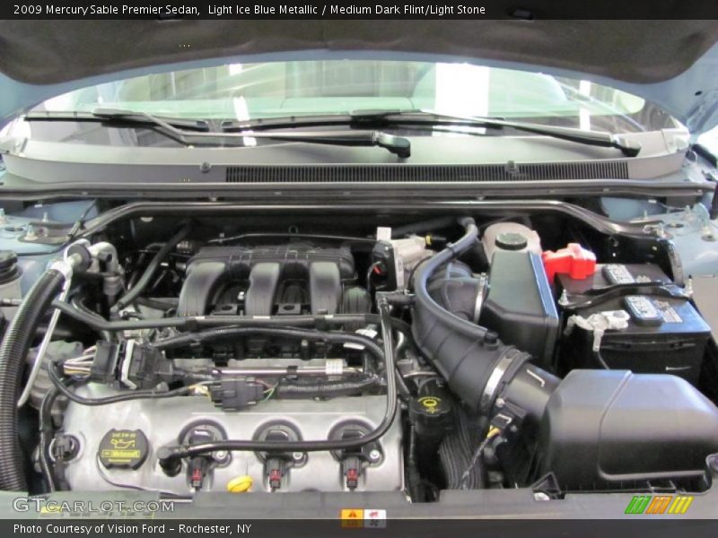 Light Ice Blue Metallic / Medium Dark Flint/Light Stone 2009 Mercury Sable Premier Sedan