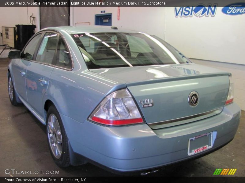 Light Ice Blue Metallic / Medium Dark Flint/Light Stone 2009 Mercury Sable Premier Sedan