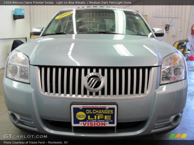 Light Ice Blue Metallic / Medium Dark Flint/Light Stone 2009 Mercury Sable Premier Sedan