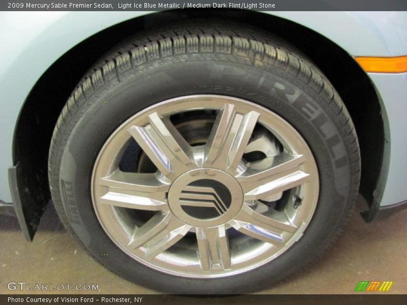 Light Ice Blue Metallic / Medium Dark Flint/Light Stone 2009 Mercury Sable Premier Sedan