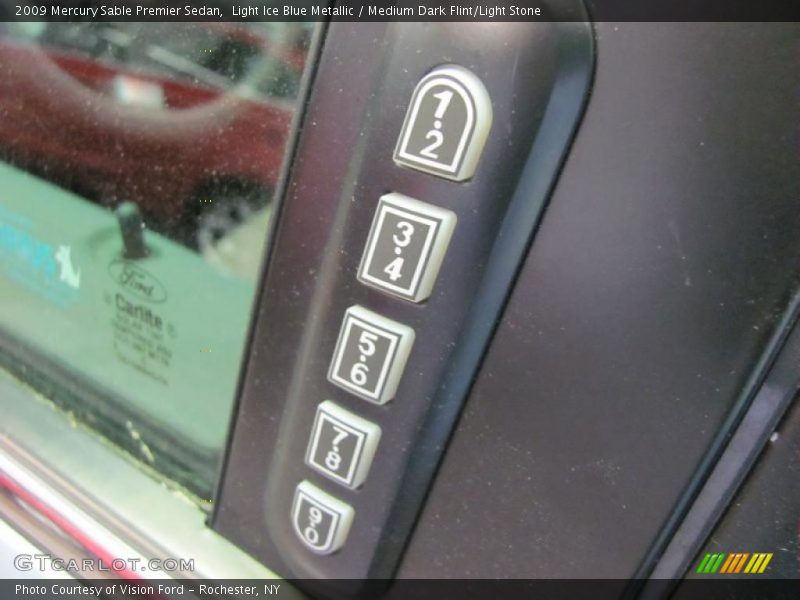 Light Ice Blue Metallic / Medium Dark Flint/Light Stone 2009 Mercury Sable Premier Sedan