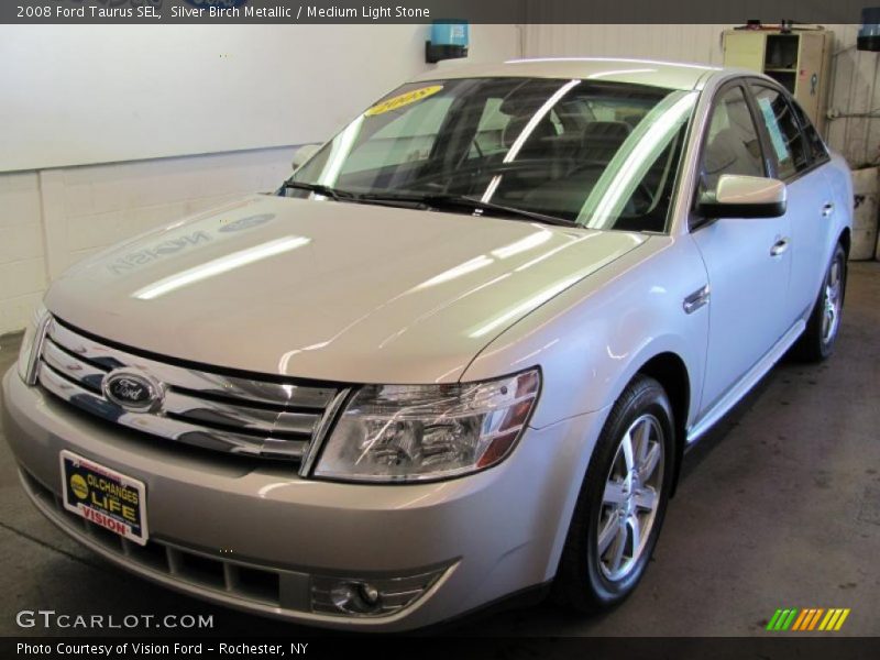 Silver Birch Metallic / Medium Light Stone 2008 Ford Taurus SEL