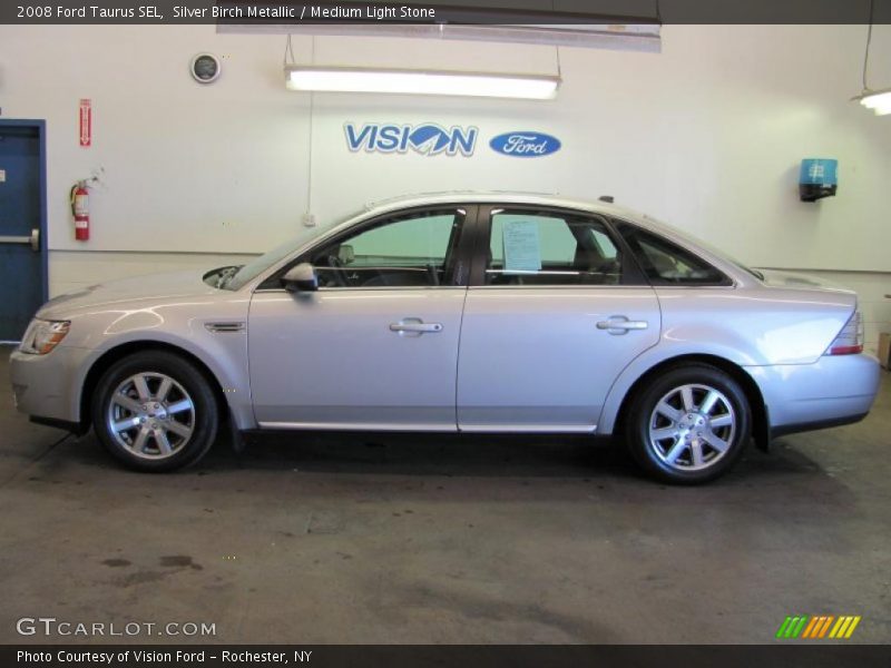 Silver Birch Metallic / Medium Light Stone 2008 Ford Taurus SEL