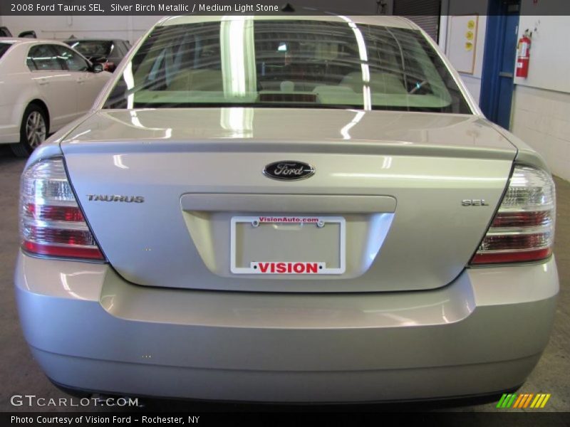 Silver Birch Metallic / Medium Light Stone 2008 Ford Taurus SEL