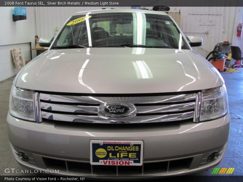 Silver Birch Metallic / Medium Light Stone 2008 Ford Taurus SEL