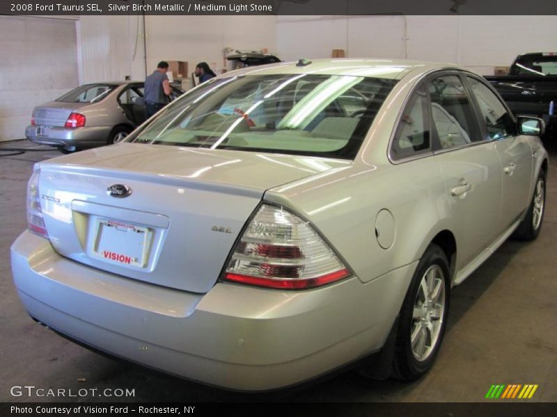 Silver Birch Metallic / Medium Light Stone 2008 Ford Taurus SEL