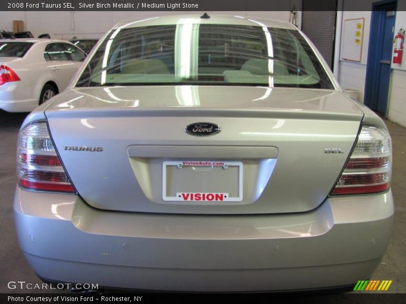 Silver Birch Metallic / Medium Light Stone 2008 Ford Taurus SEL
