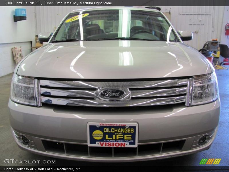 Silver Birch Metallic / Medium Light Stone 2008 Ford Taurus SEL