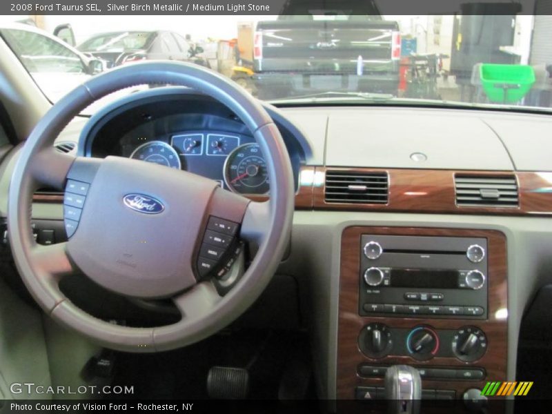 Silver Birch Metallic / Medium Light Stone 2008 Ford Taurus SEL