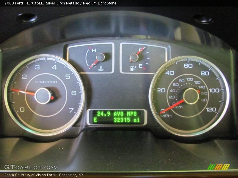 Silver Birch Metallic / Medium Light Stone 2008 Ford Taurus SEL