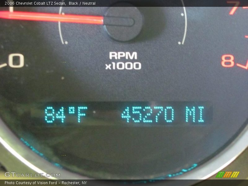 Black / Neutral 2006 Chevrolet Cobalt LTZ Sedan