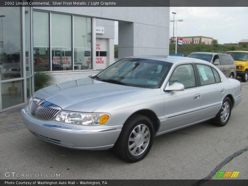 Silver Frost Metallic / Light Graphite 2002 Lincoln Continental