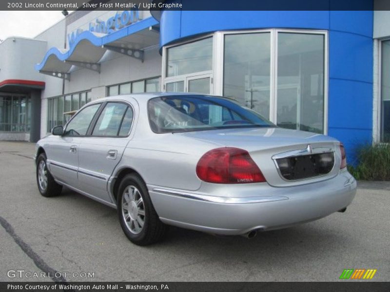 Silver Frost Metallic / Light Graphite 2002 Lincoln Continental