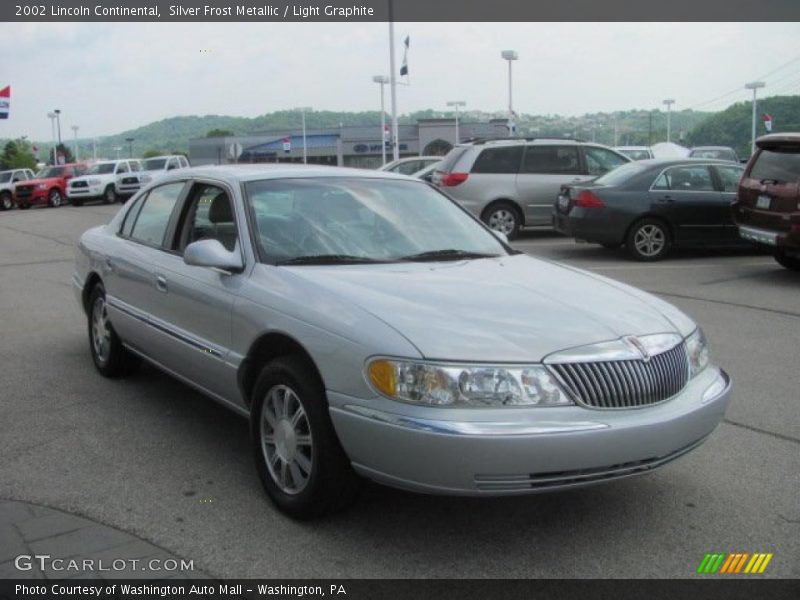 Silver Frost Metallic / Light Graphite 2002 Lincoln Continental