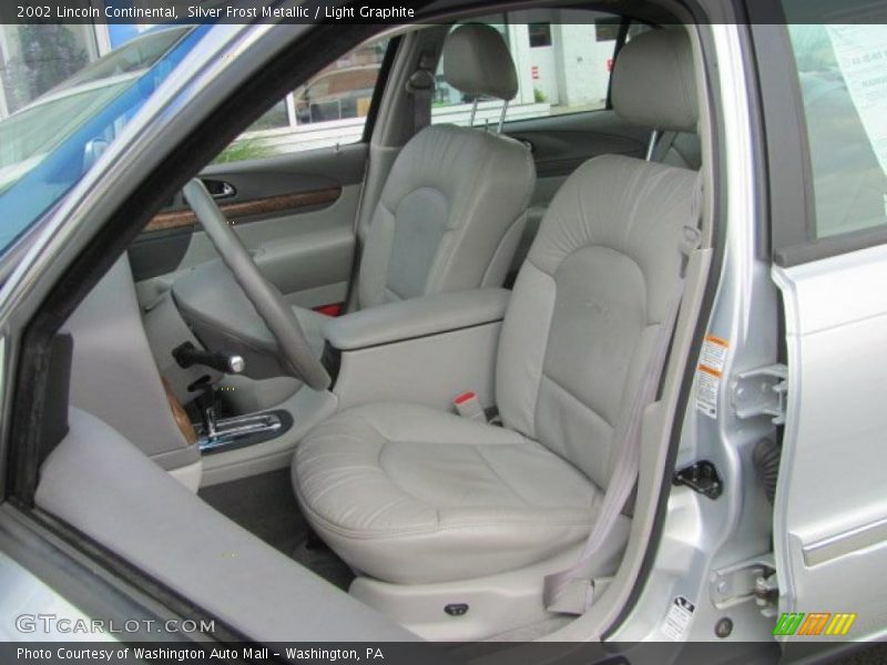 Silver Frost Metallic / Light Graphite 2002 Lincoln Continental