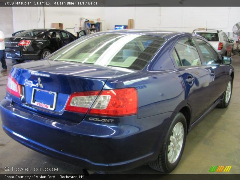Maizen Blue Pearl / Beige 2009 Mitsubishi Galant ES