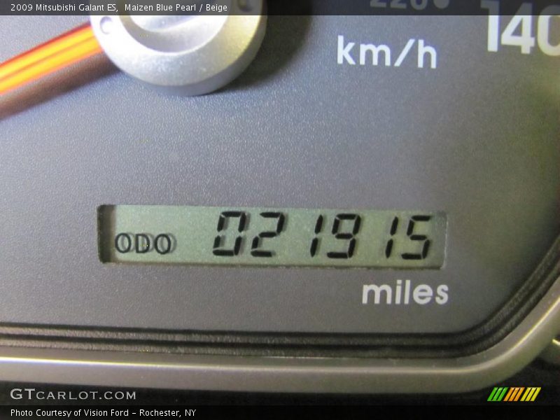 Maizen Blue Pearl / Beige 2009 Mitsubishi Galant ES