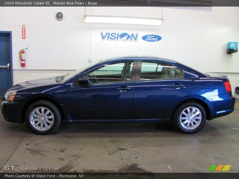 Maizen Blue Pearl / Beige 2009 Mitsubishi Galant ES