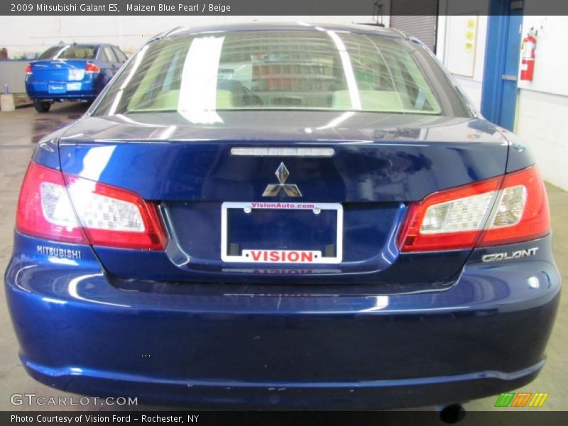 Maizen Blue Pearl / Beige 2009 Mitsubishi Galant ES