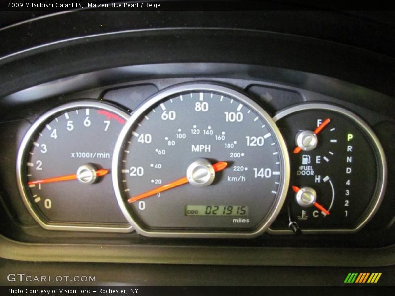 Maizen Blue Pearl / Beige 2009 Mitsubishi Galant ES