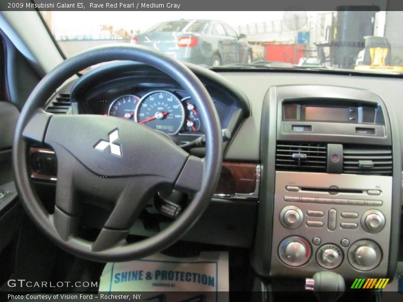 Rave Red Pearl / Medium Gray 2009 Mitsubishi Galant ES