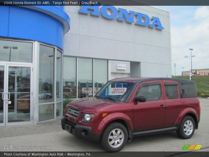 Tango Red Pearl / Gray/Black 2008 Honda Element EX AWD