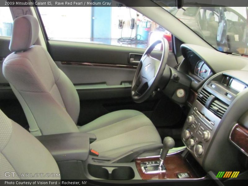 Rave Red Pearl / Medium Gray 2009 Mitsubishi Galant ES