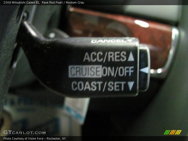 Rave Red Pearl / Medium Gray 2009 Mitsubishi Galant ES