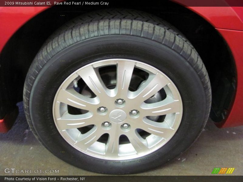 Rave Red Pearl / Medium Gray 2009 Mitsubishi Galant ES