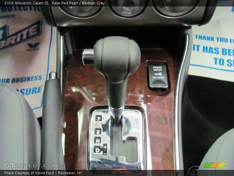 Rave Red Pearl / Medium Gray 2009 Mitsubishi Galant ES