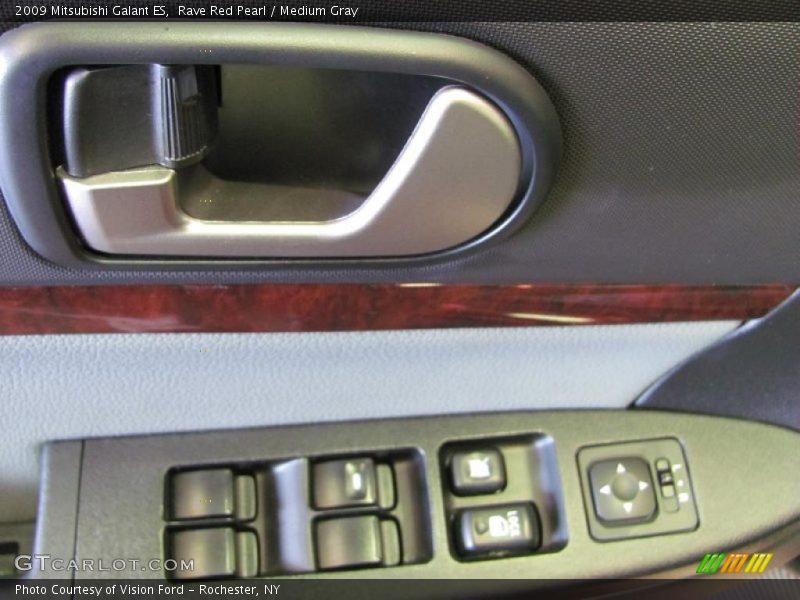 Rave Red Pearl / Medium Gray 2009 Mitsubishi Galant ES